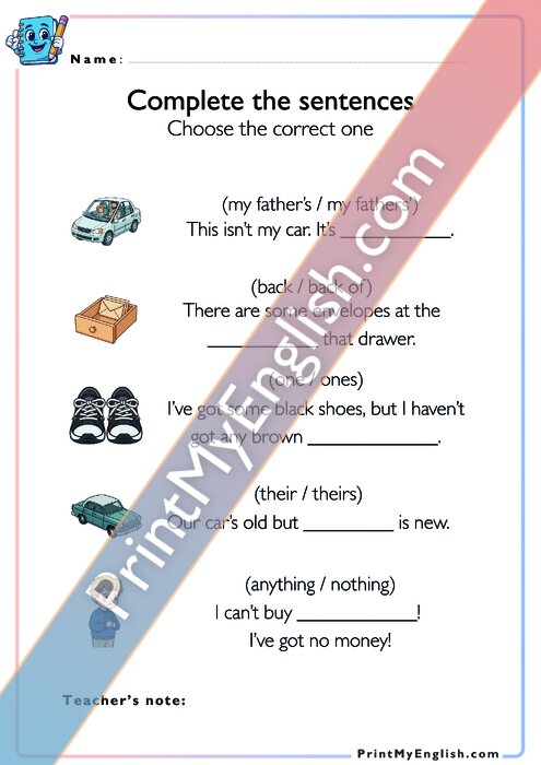 Worksheet