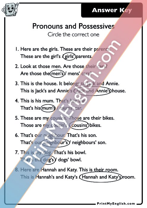 Answer key