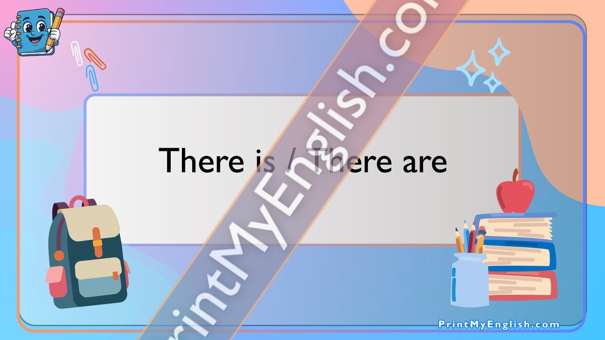There is and There are