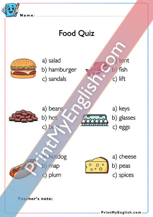 Food Quiz