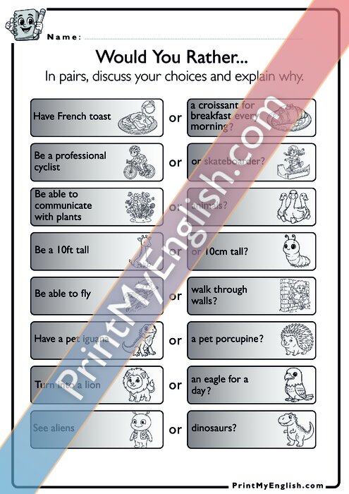 Colour it yourself