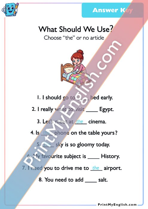 Answer key