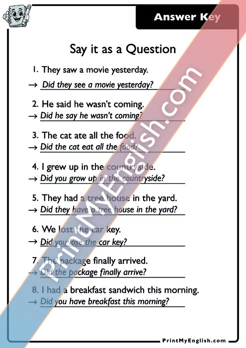Answer key