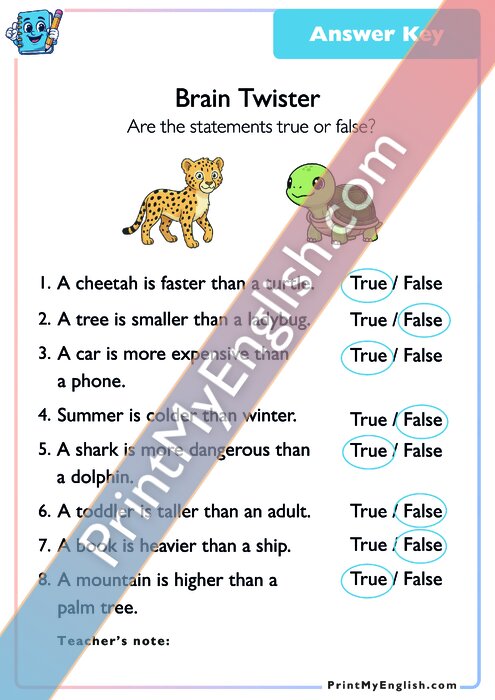 Answer key