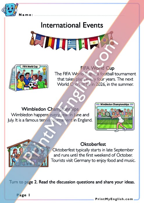 International Events - Version 1