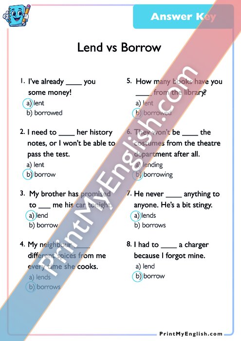 Answer key