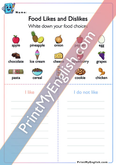 Food Likes and Dislikes