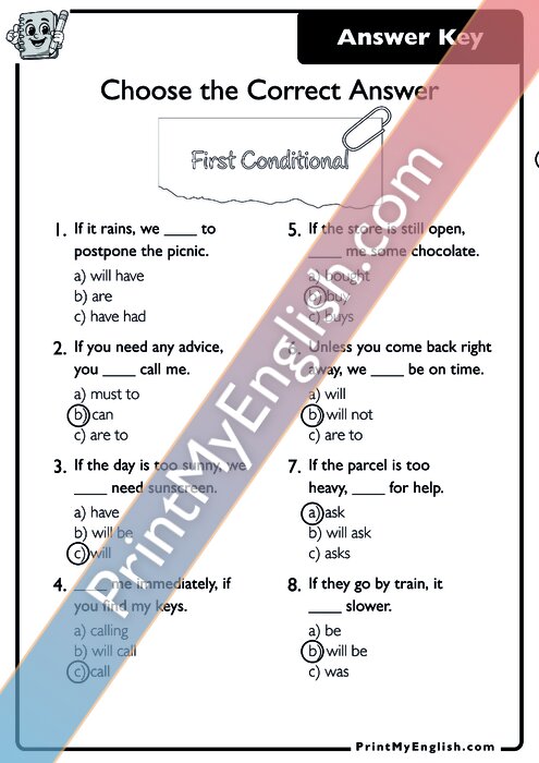 Answer key