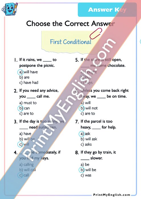 Answer key