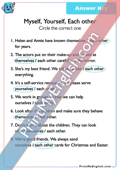 Answer key