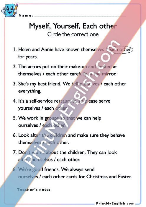 Worksheet