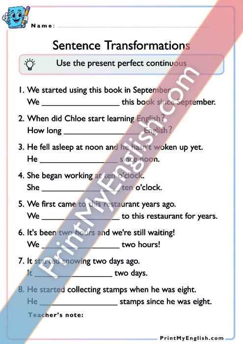 Worksheet