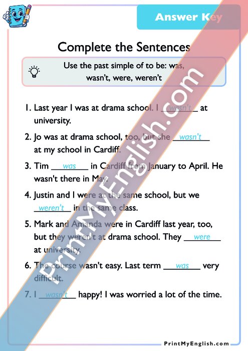 Answer key