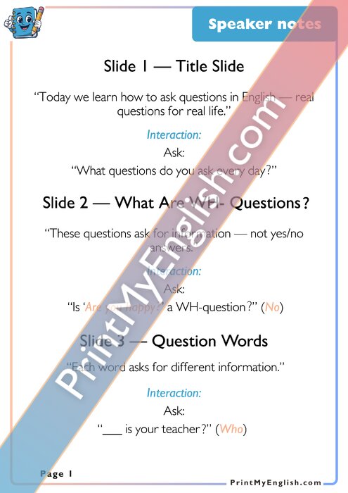 Answer key