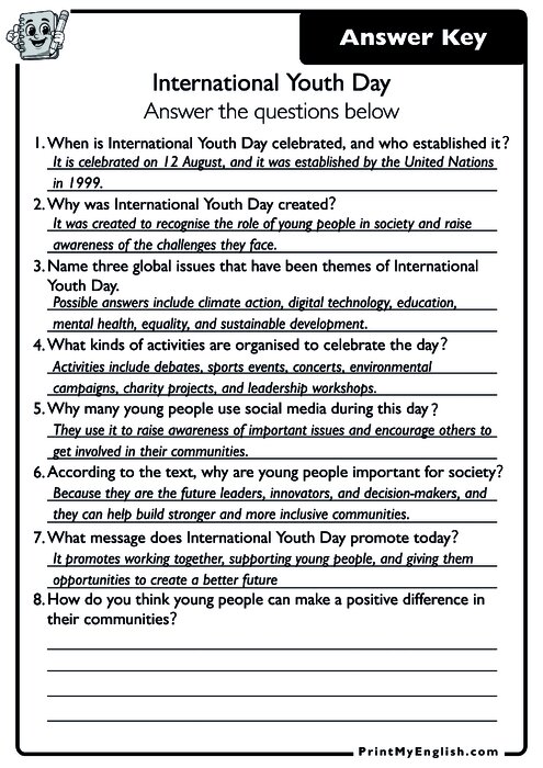 Answer key
