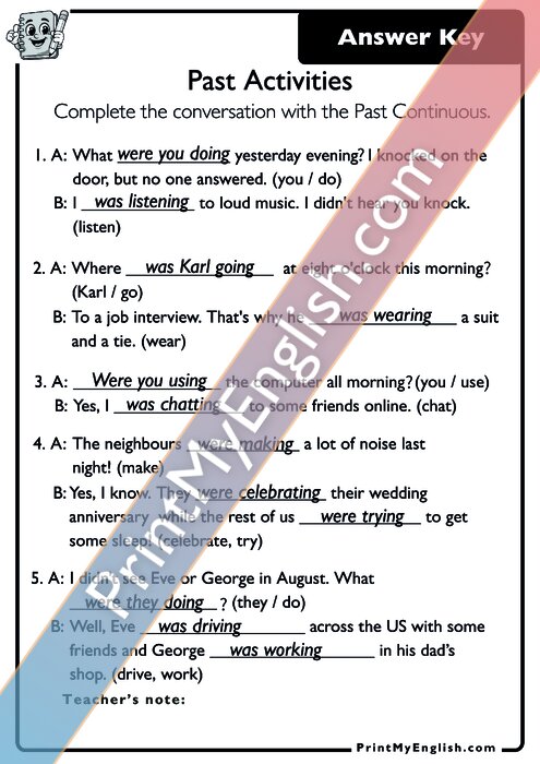 Answer key