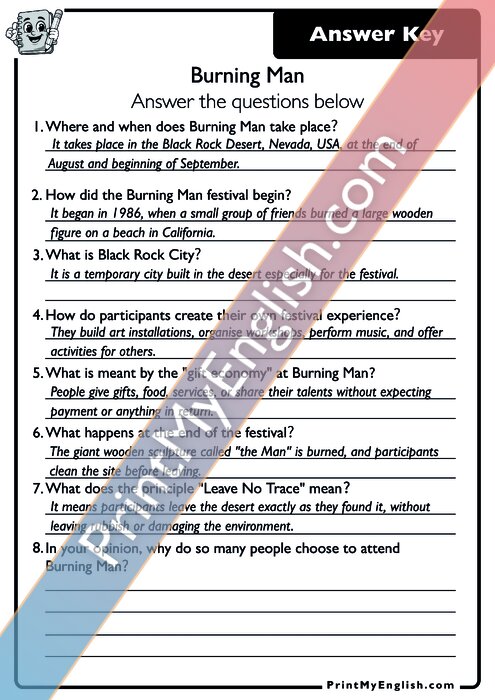 Answer key