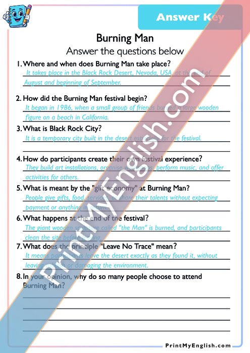 Answer key