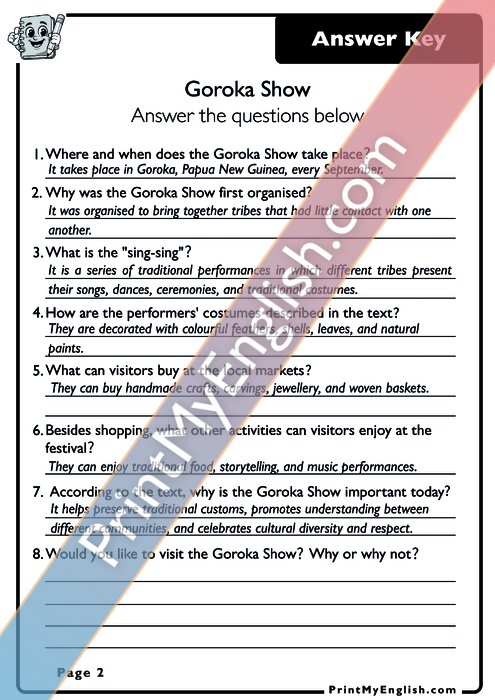 Answer key