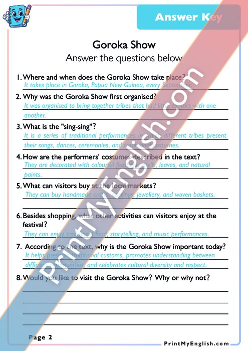 Answer key