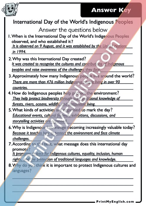 Answer key