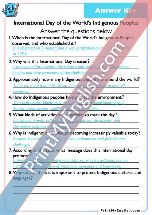 Answer key