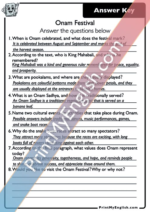 Answer key
