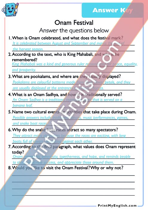 Answer key