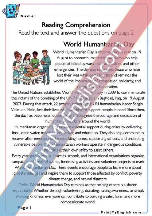 World Humanitarian Day