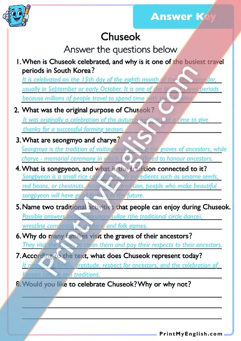 Answer key