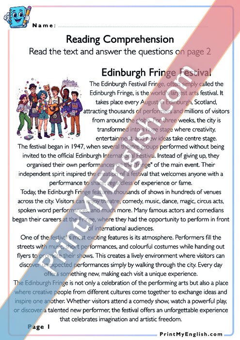 Edinburgh Fringe Festival
