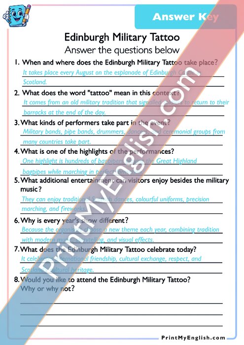Answer key