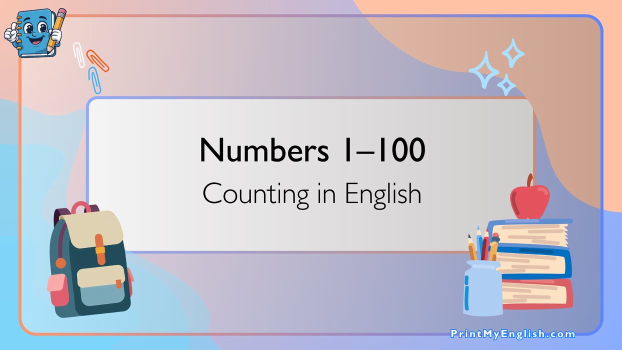 Numbers 1-100