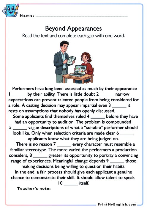 Beyond Appearances