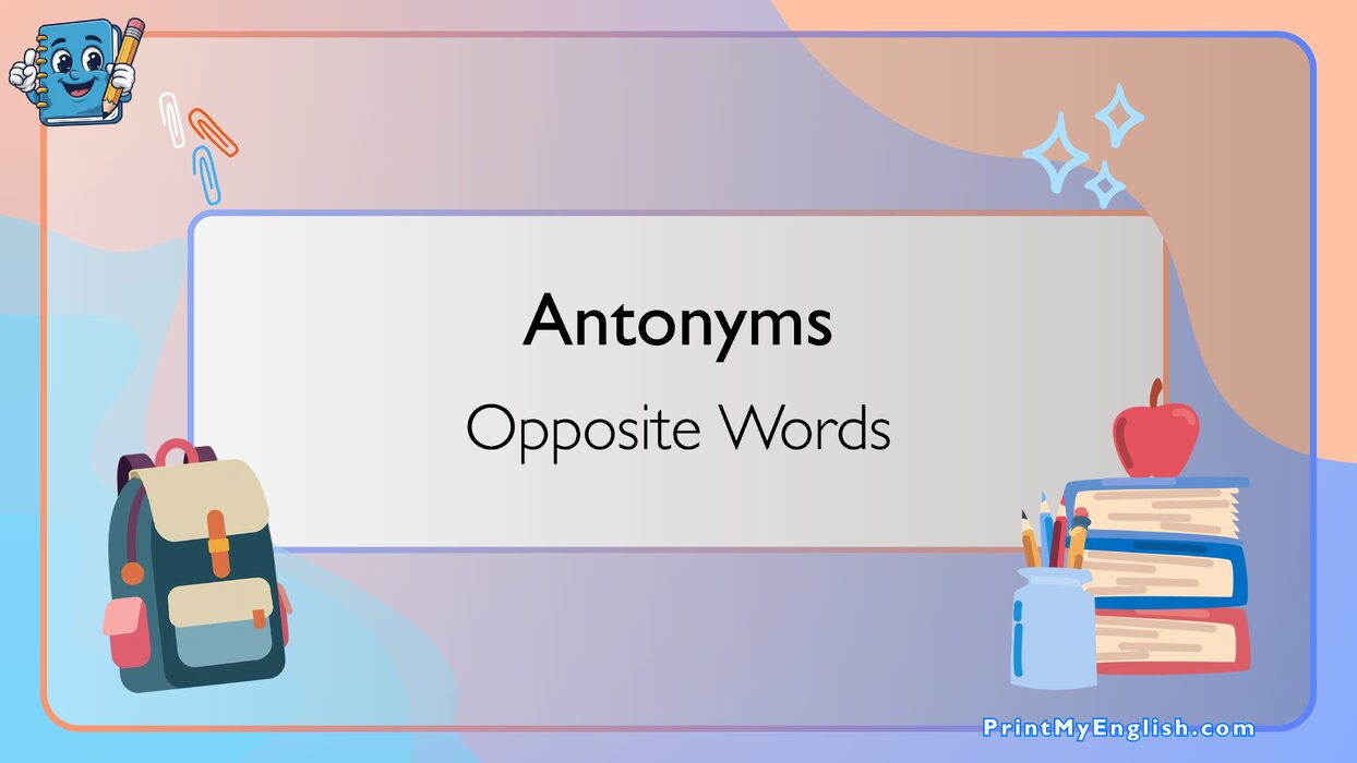 Antonyms