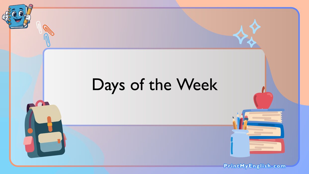 Days of the Week