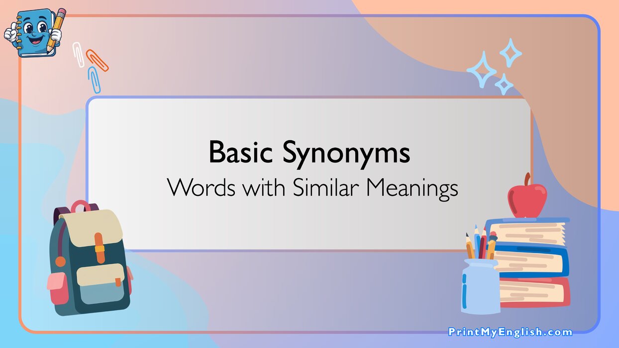 Basic Synonyms
