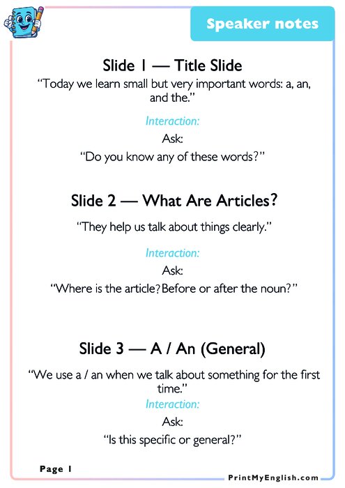 Answer key